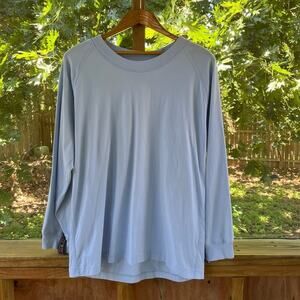 Acne Studios Bla' Konst Men's Blue Crew neck Long Sleeve Tee Size XS